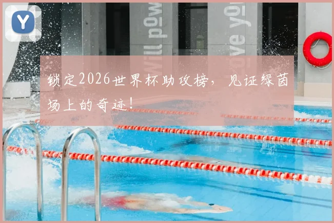 锁定2026世界杯助攻榜，见证绿茵场上的奇迹！